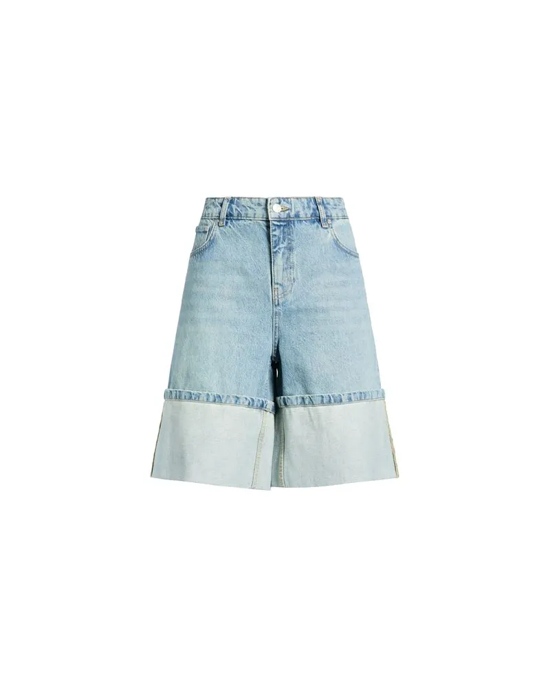 Moschino HOSEN & RÖCKE - Jeansshortsauf YOOX.COM Blau