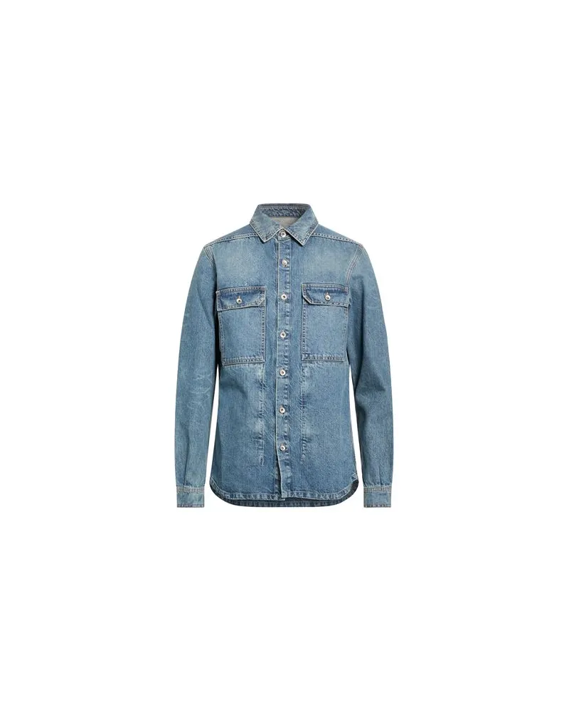 DRKSHDW by Rick Owens TOPS - Jeanshemdenauf YOOX.COM Blau