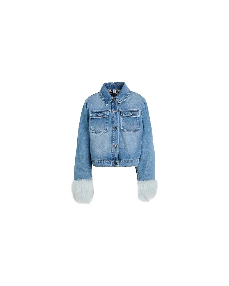 Liu Jo JACKEN & MÄNTEL - Jeansjacken/Mäntelauf YOOX.COM Blau