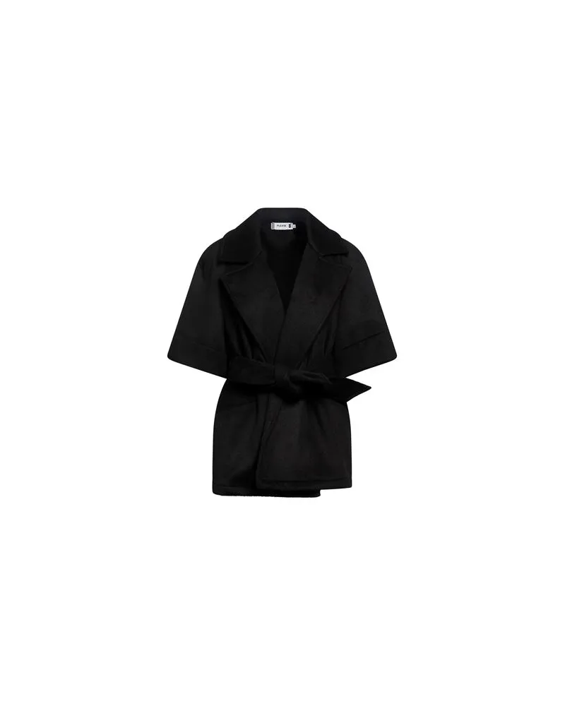 Please JACKEN & MÄNTEL - Mäntelauf YOOX.COM Schwarz