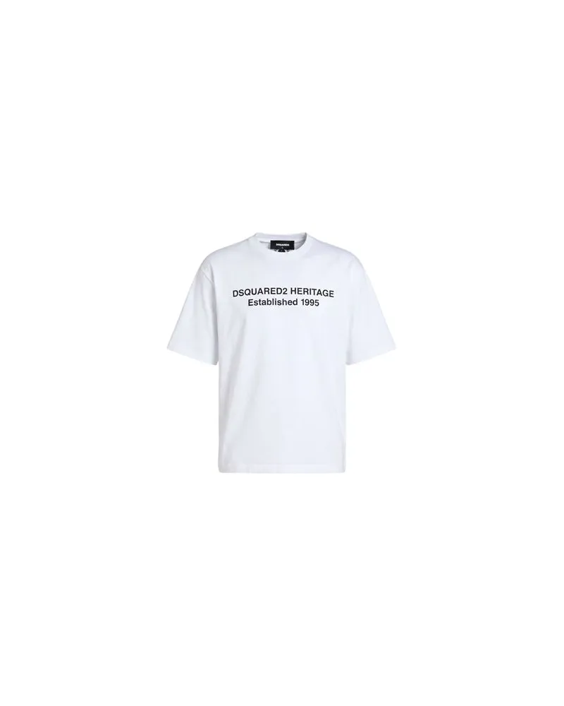 Dsquared2 TOPS - T-shirtsauf YOOX.COM Weiß