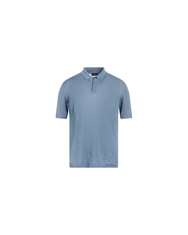 Roberto Collina TOPS - Poloshirtsauf YOOX.COM Taubenblau