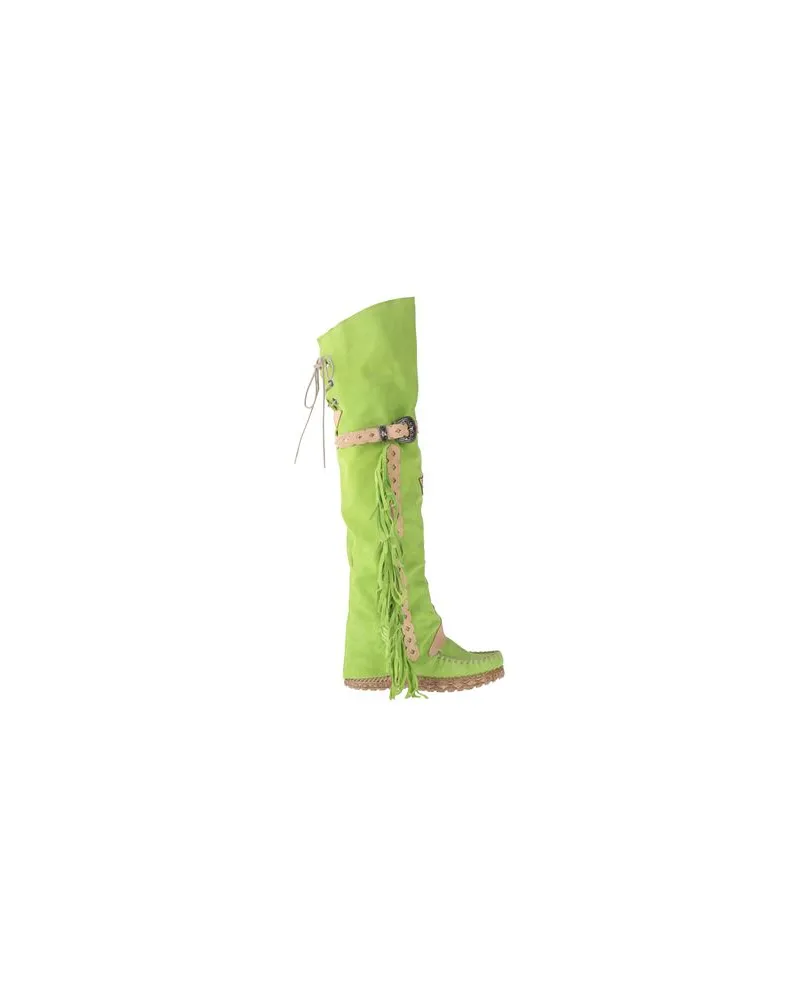 El Vaquero SCHUHE - Stiefelauf YOOX.COM Limettengrün