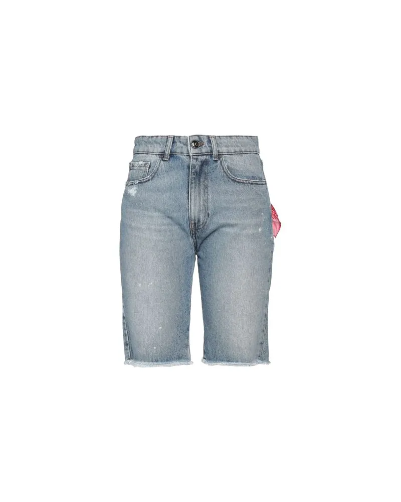 Semicouture HOSEN & RÖCKE - Jeansshortsauf YOOX.COM Blau