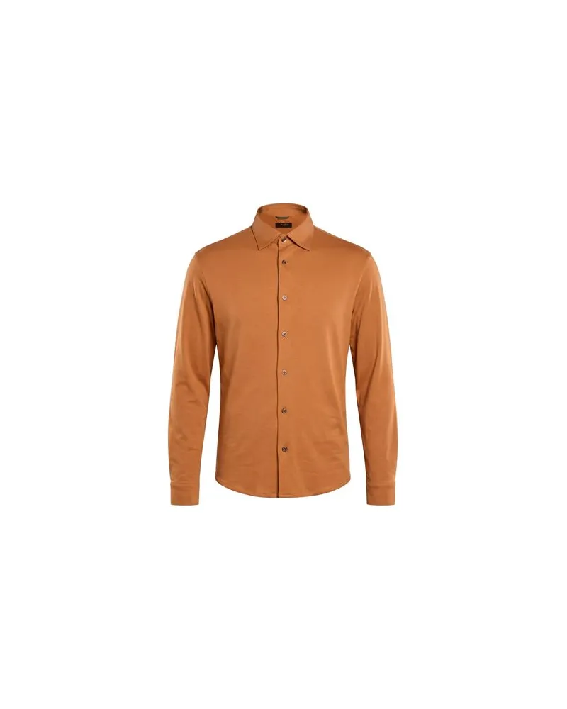 MOORER TOPS - Hemdenauf YOOX.COM Rostrot