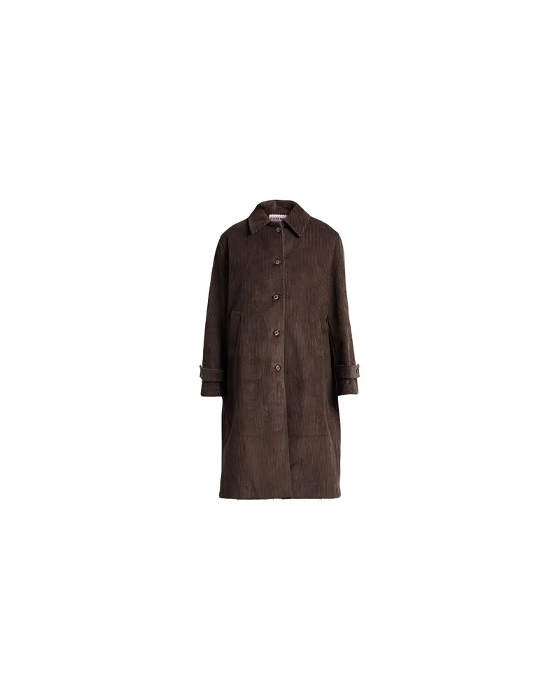 ottod’Ame JACKEN & MÄNTEL - Mäntelauf YOOX.COM Braun