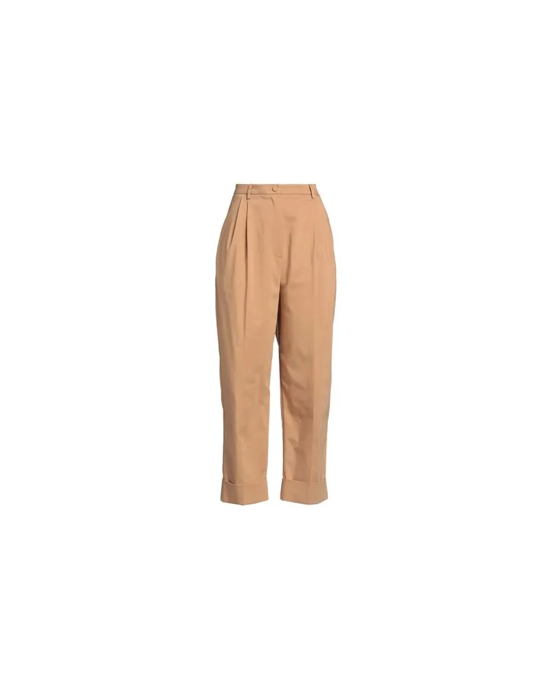 Hebe Studio HOSEN & RÖCKE - Hosenauf YOOX.COM Kamel