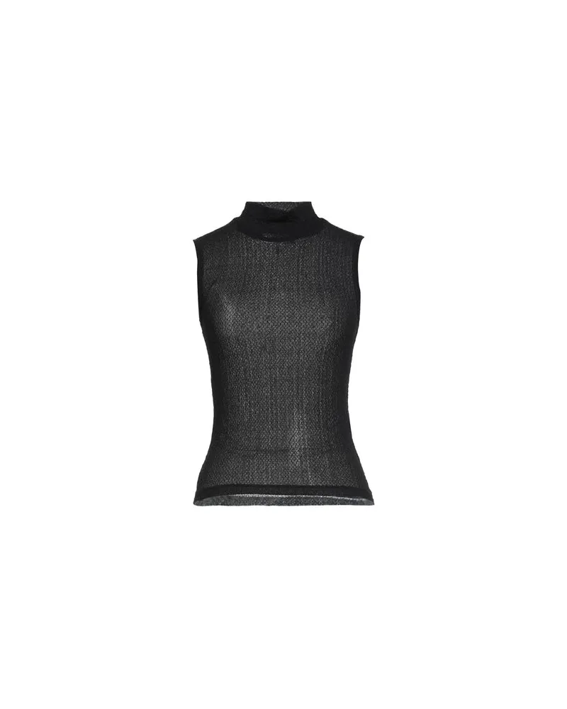 Frame Denim SEAMED MESH TOP - TOPS - Topsauf YOOX.COM Schwarz