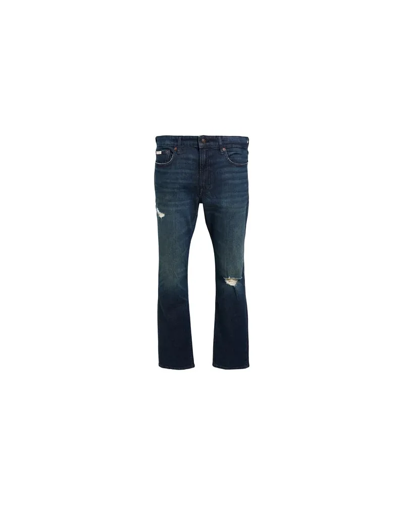 Calvin Klein HOSEN & RÖCKE - Jeanshosenauf YOOX.COM Blau