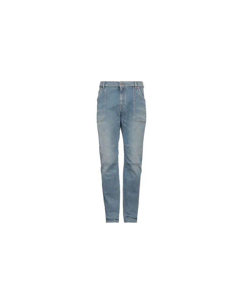 Balmain HOSEN & RÖCKE - Jeanshosenauf YOOX.COM Blau