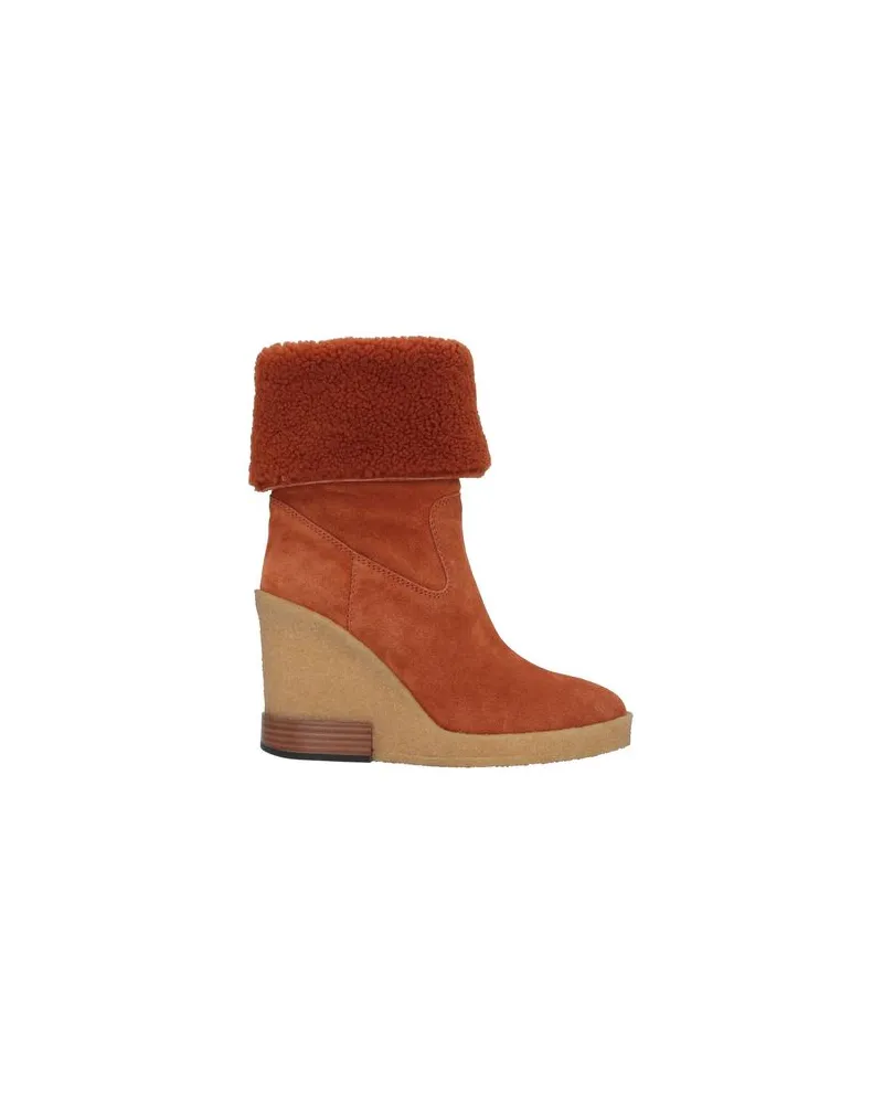 TOD'S SCHUHE - Stiefelettenauf YOOX.COM Rostrot