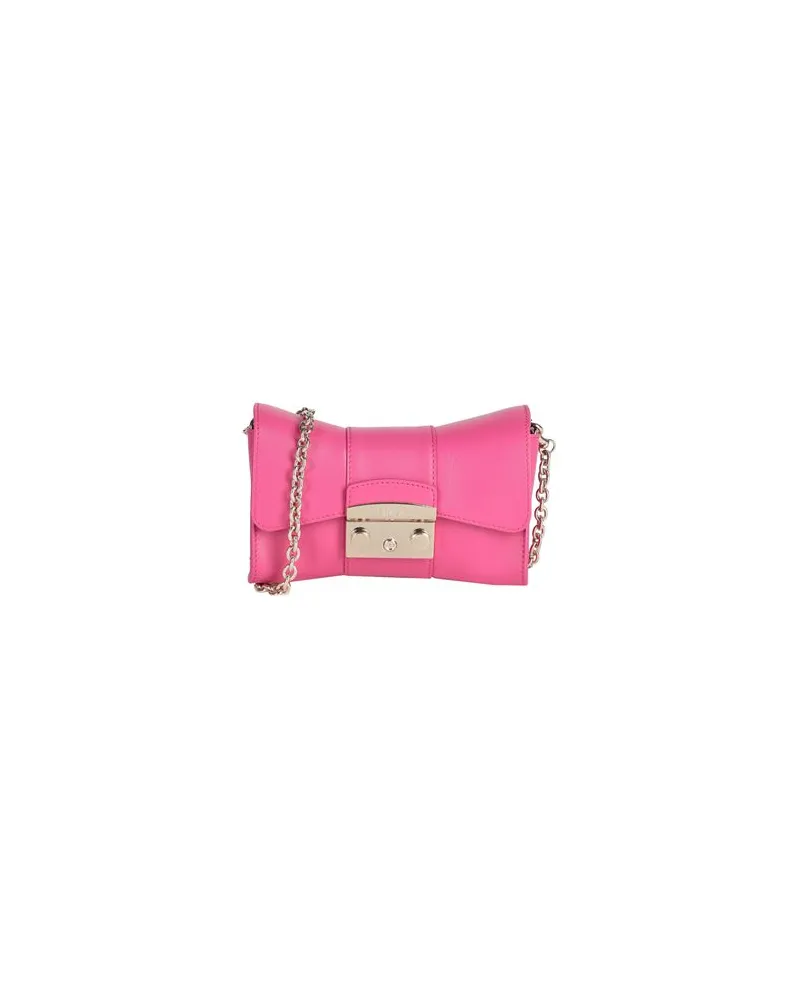 Furla METROPOLIS MINI CROSSBODY REMI  - TASCHEN - Umhängetascheauf YOOX.COM Fuchsia