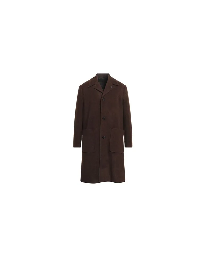 OFFICINA 36 JACKEN & MÄNTEL - Mäntelauf YOOX.COM Dunkelbraun