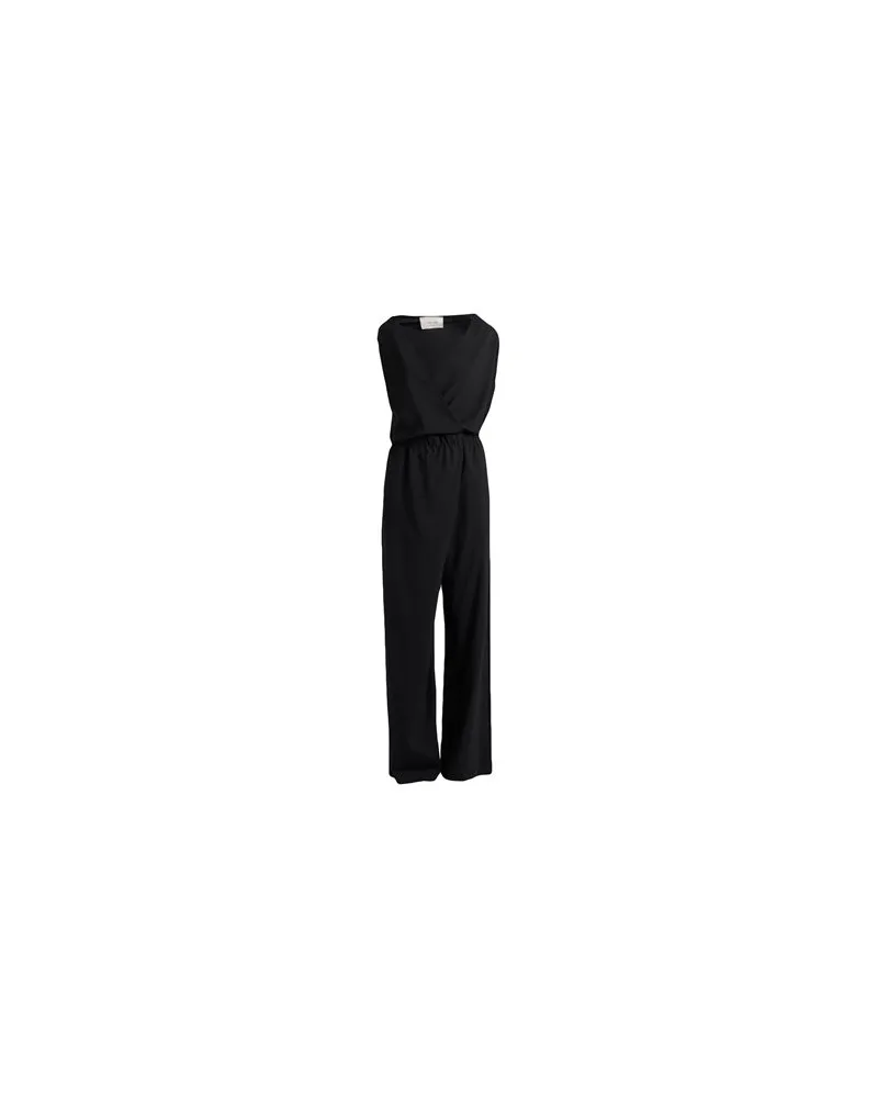 ALYSI CRÈME - OVERALLS - Jumpsuitsauf YOOX.COM Schwarz