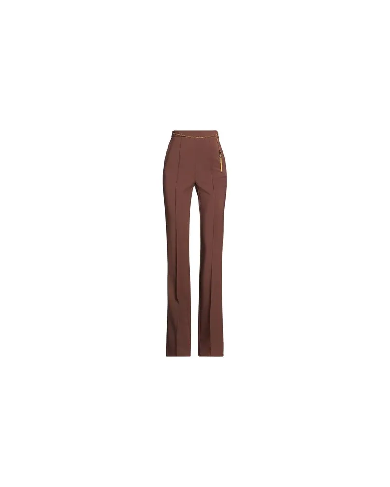 Elisabetta Franchi HOSEN & RÖCKE - Hosenauf YOOX.COM Schokobraun