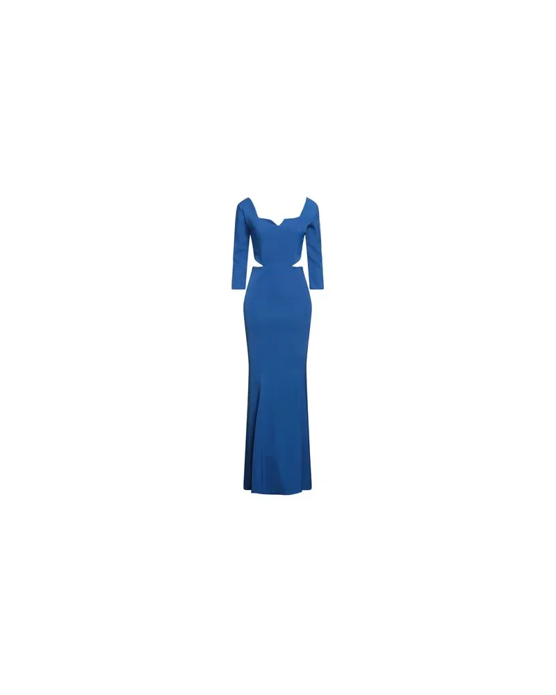 TOY G KLEIDER - Maxi-Kleiderauf YOOX.COM Azurblau