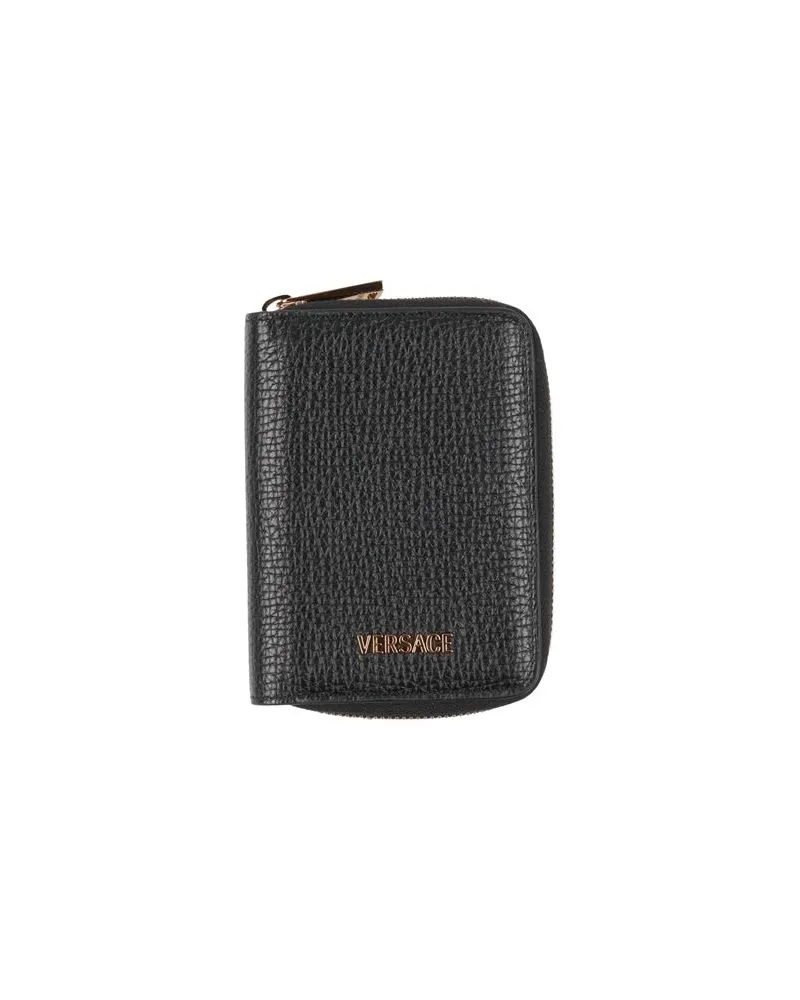 Versace Kleinlederwaren - Brieftaschenauf YOOX.COM Schwarz
