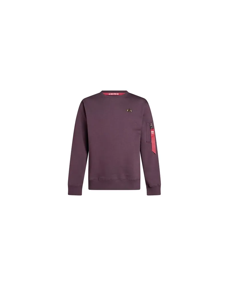Alpha Industries TOPS - Sweatshirtsauf YOOX.COM Pflaume