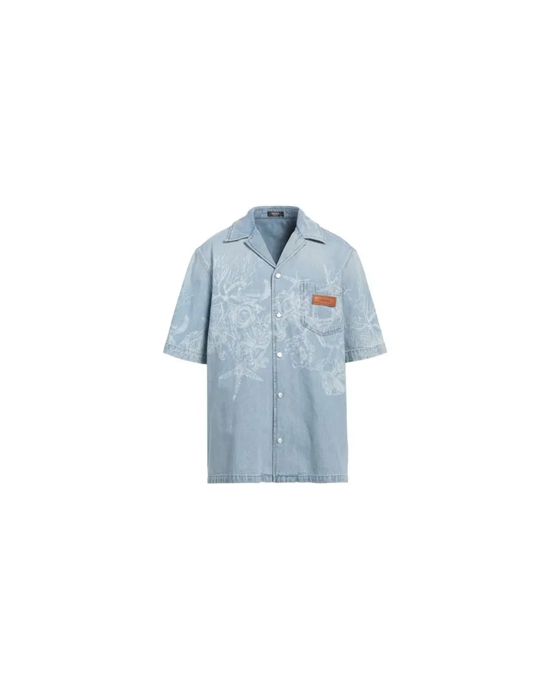 Versace TOPS - Jeanshemdenauf YOOX.COM Blau
