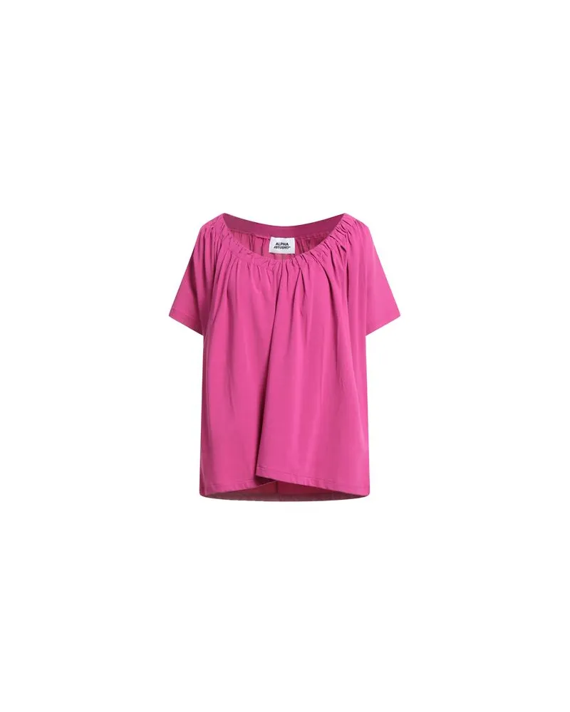 Alpha Studio TOPS - T-shirtsauf YOOX.COM Magenta