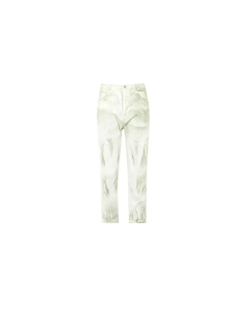 8 by Yoox COTTON TIE-DYE SLIM FIT TROUSERS - HOSEN & RÖCKE - Hosenauf YOOX.COM Säuregrün
