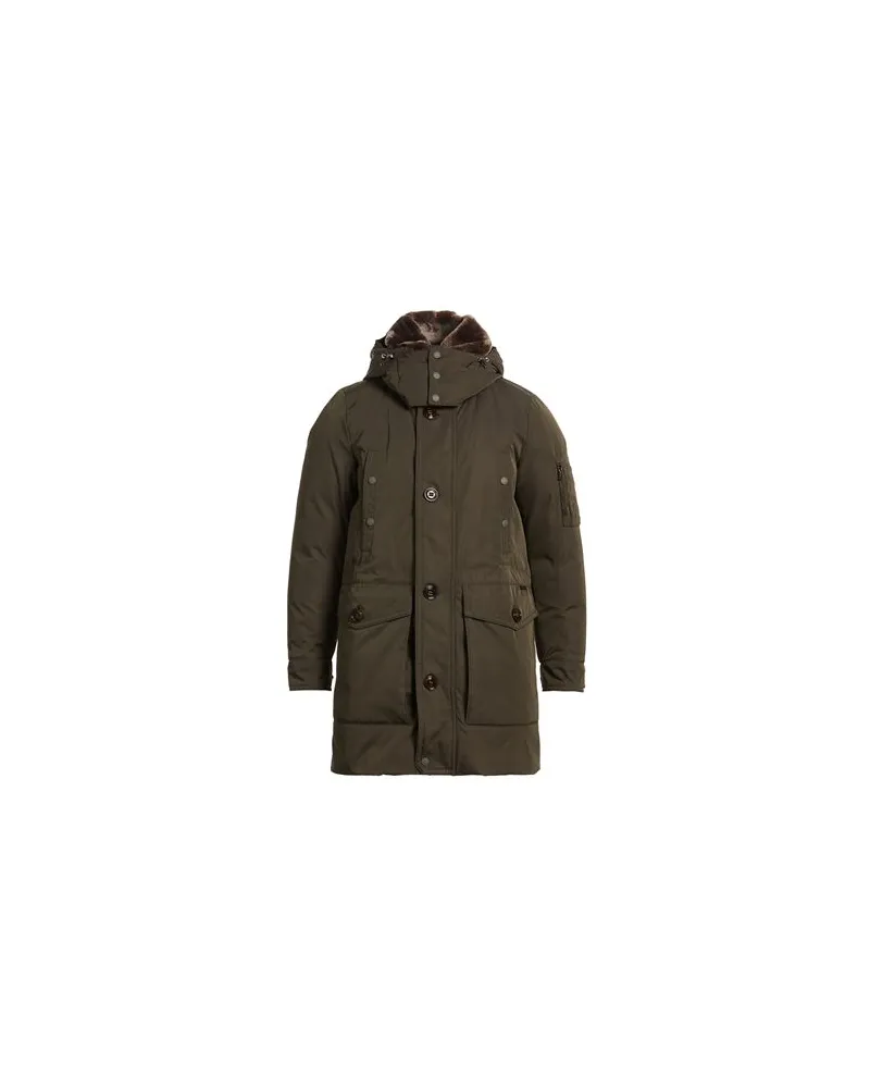 MOORER JACKEN & MÄNTEL - Pufferjacken & Daunenjackenauf YOOX.COM Militärgrün