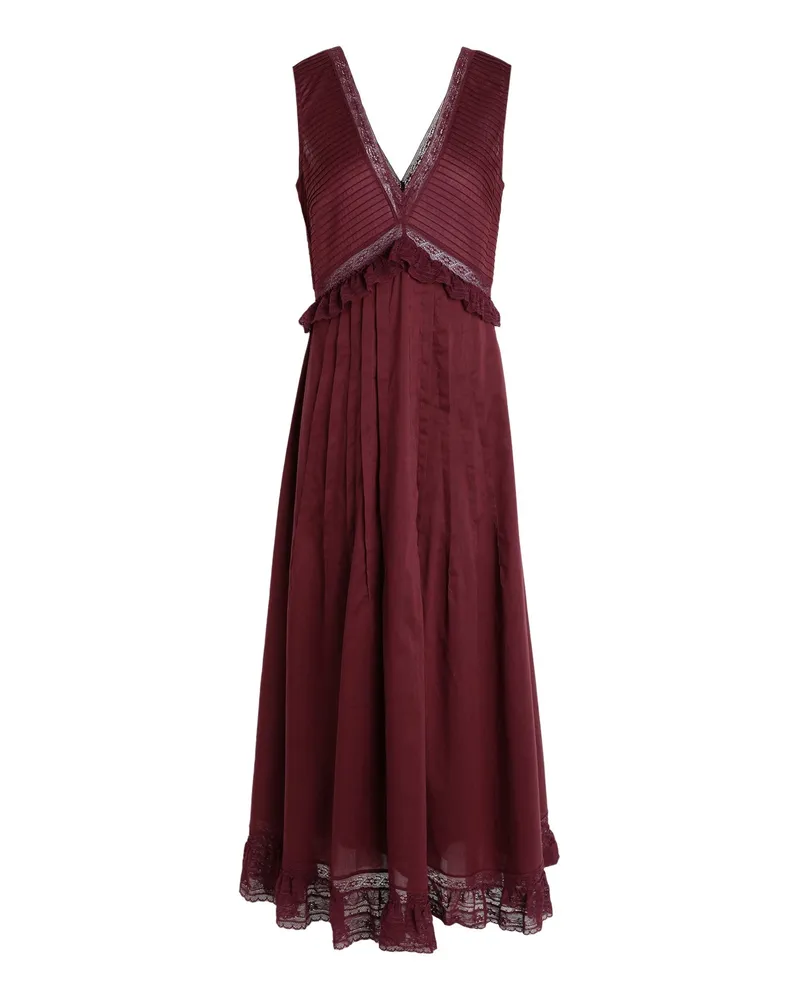 See by Chloé Maxi-Kleid Bordeaux