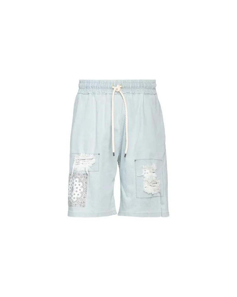 Takeshy Kurosawa HOSEN & RÖCKE - Jeansshortsauf YOOX.COM Blau