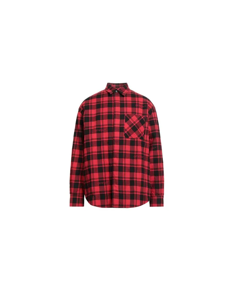 OFF-WHITE TOPS - Hemdenauf YOOX.COM Rot