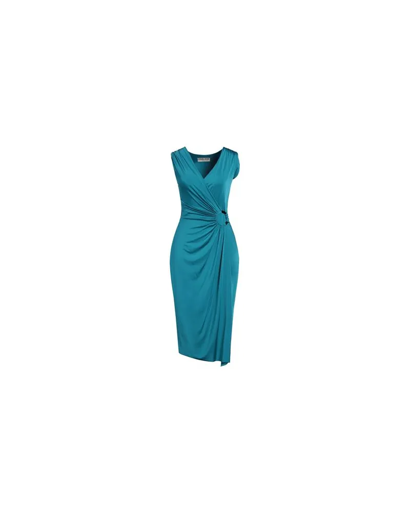Chiara Boni KLEIDER - Midi-Kleiderauf YOOX.COM Aquamarin