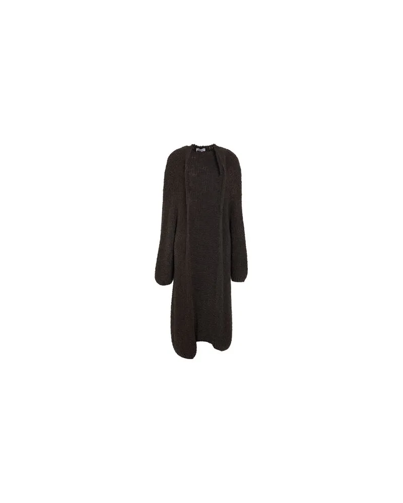 Motel STRICKWAREN - Strickjackenauf YOOX.COM Schokobraun