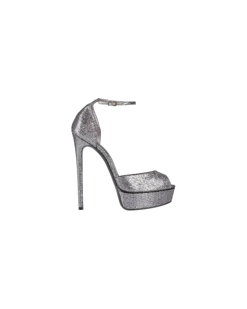 Casadei SCHUHE - Sandalenauf YOOX.COM Silber
