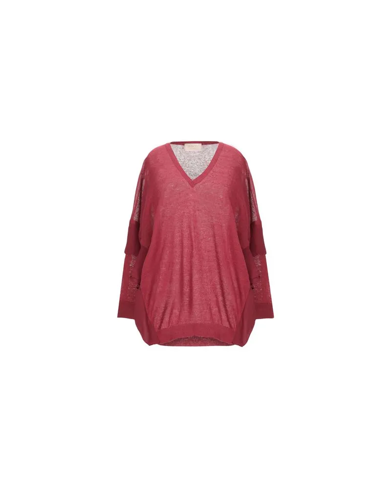 Kaos STRICKWAREN - Pulloverauf YOOX.COM Ziegelrot