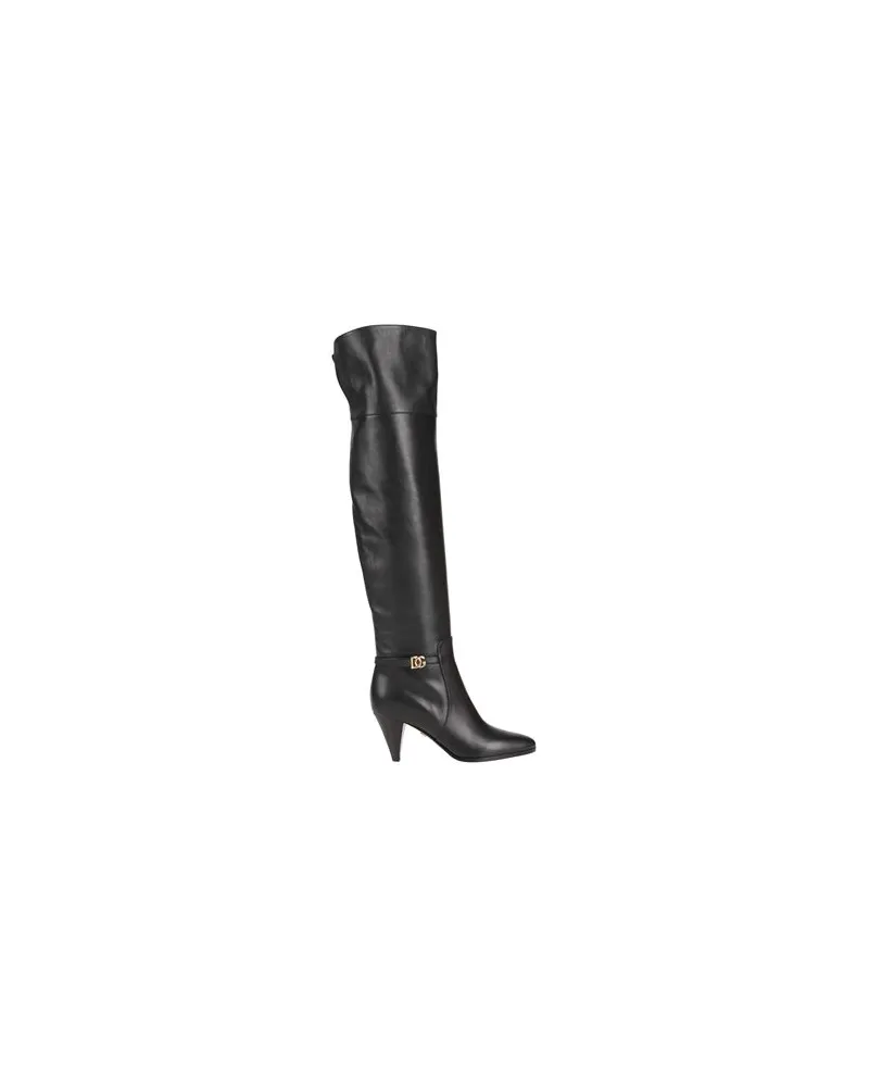 Dolce & Gabbana SCHUHE - Stiefelauf YOOX.COM Schwarz