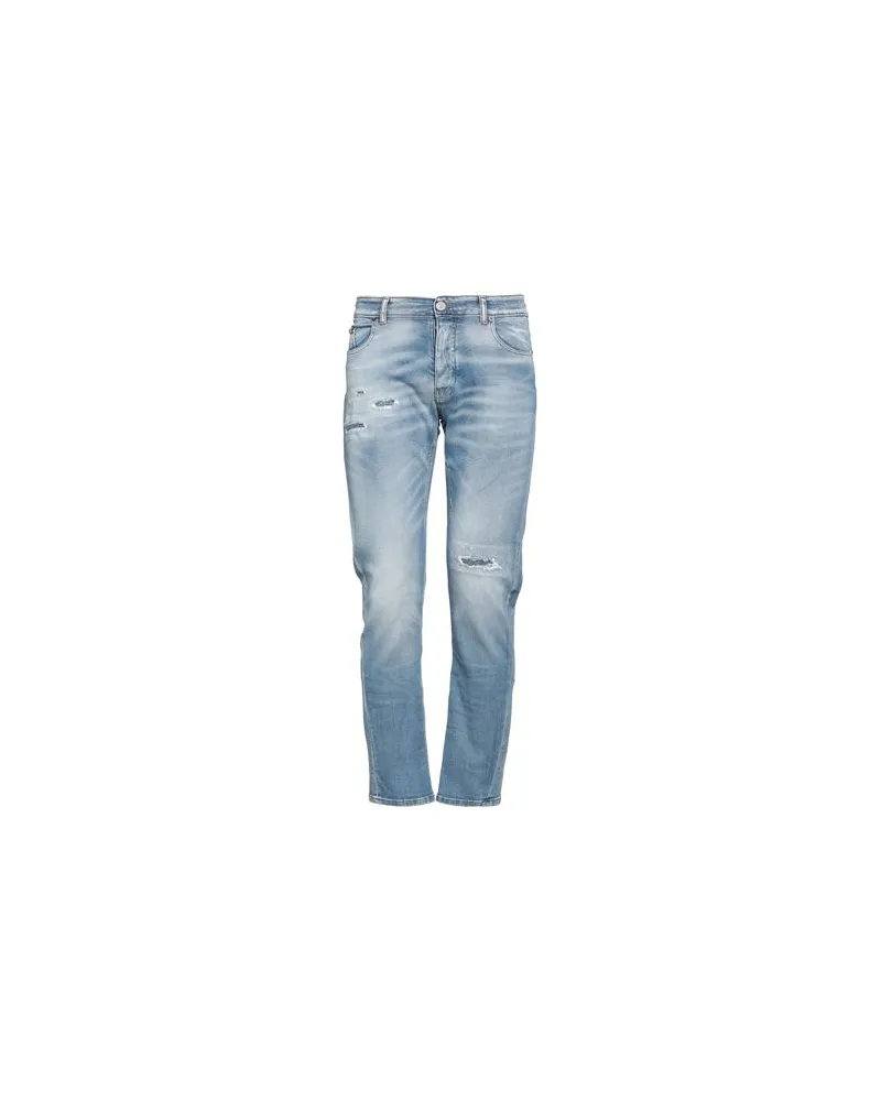 PMDS PREMIUM MOOD DENIM SUPERIOR HOSEN & RÖCKE - Jeanshosenauf YOOX.COM Blau