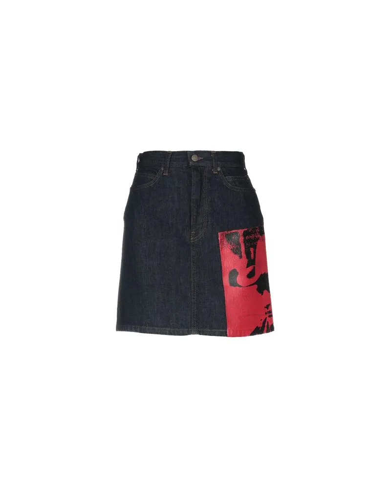 Calvin Klein HOSEN & RÖCKE - Jeansröckeauf YOOX.COM Blau