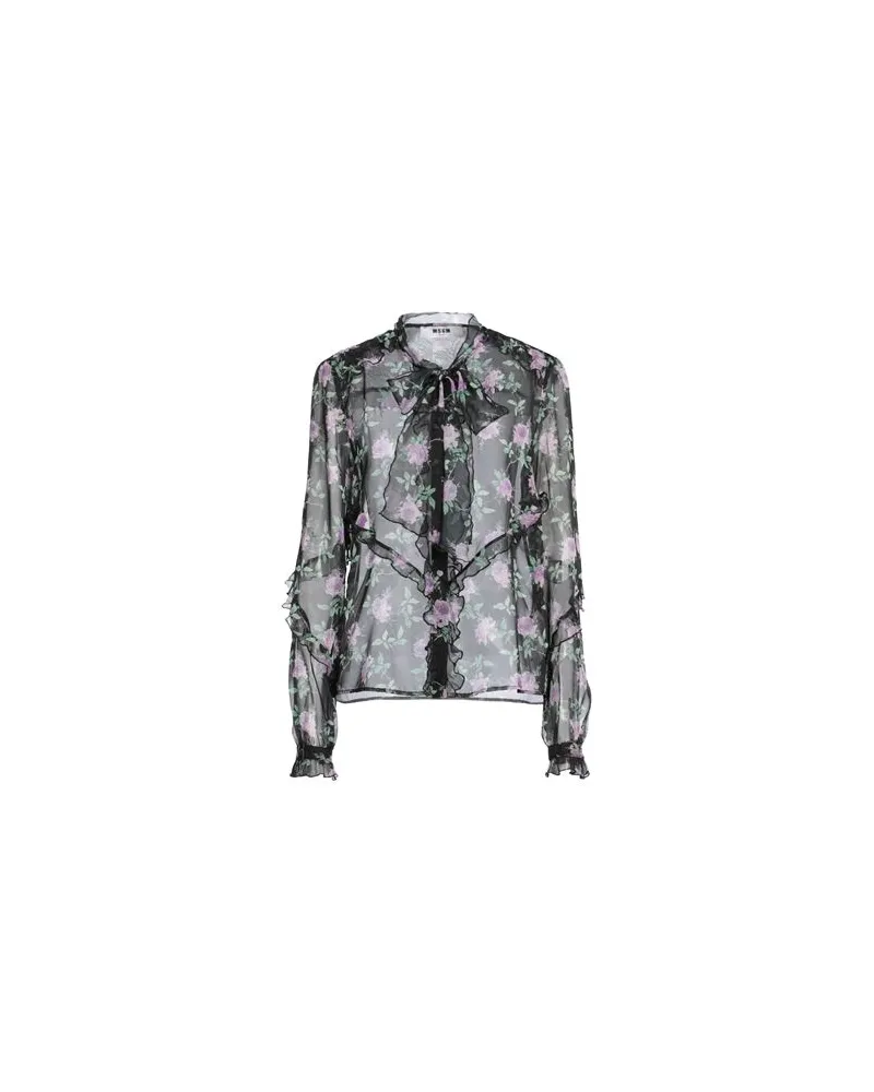 MSGM TOPS - Hemdenauf YOOX.COM Schwarz