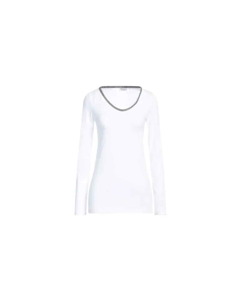 Brunello Cucinelli TOPS - T-shirtsauf YOOX.COM Weiß