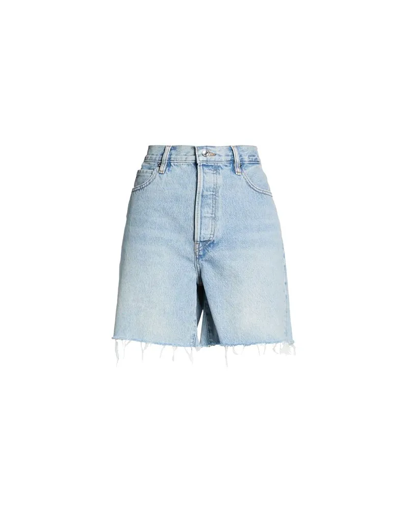 Frame Denim THE TIMELESS SHORT  - HOSEN & RÖCKE - Jeansshortsauf YOOX.COM Blau