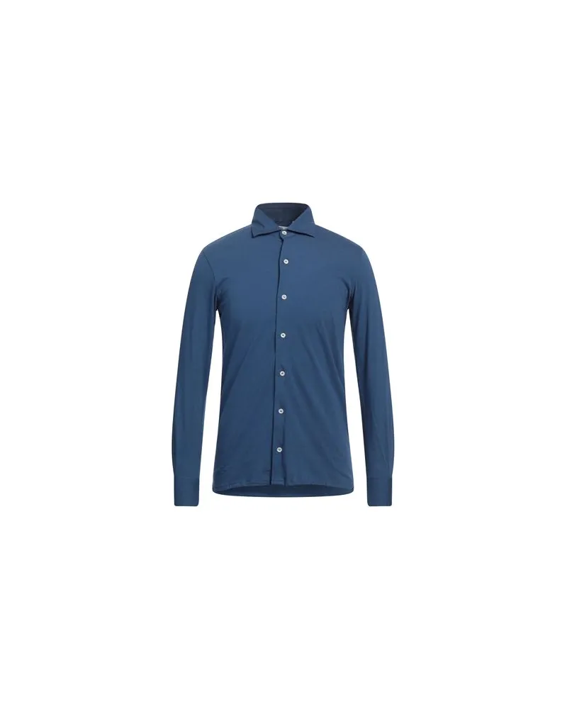 Luigi Borrelli TOPS - Hemdenauf YOOX.COM Taubenblau