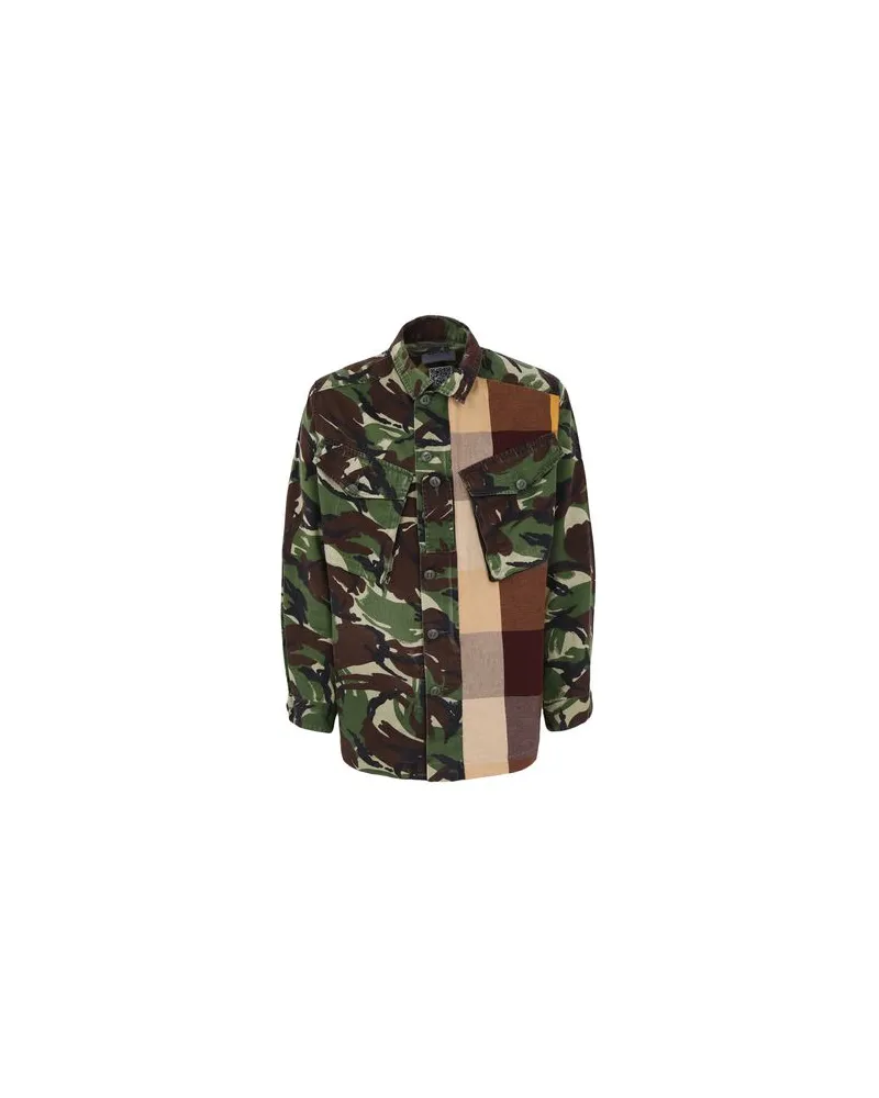 MYAR ENGLISH CAMOU/DPM  JACKET - 1990 TOPS - Hemdenauf YOOX.COM Militärgrün
