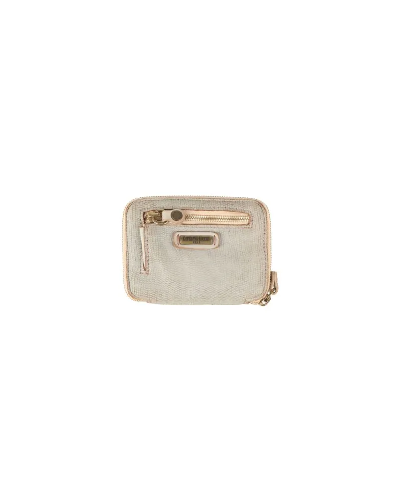 Caterina Lucchi GOLD  - Kleinlederwaren - Brieftaschenauf YOOX.COM Cremeweiß