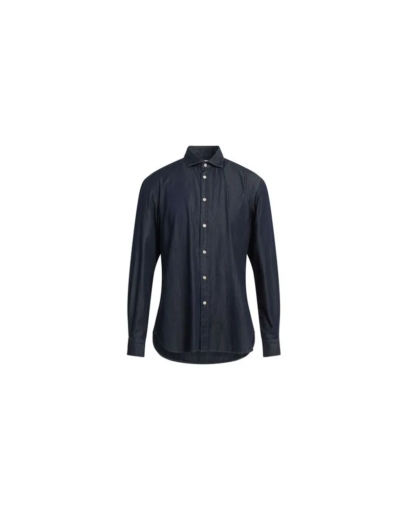 Boglioli TOPS - Jeanshemdenauf YOOX.COM Marineblau
