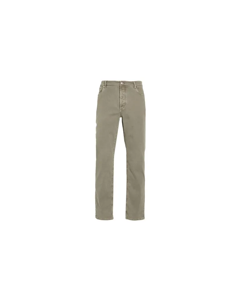 Brunello Cucinelli HOSEN & RÖCKE - Hosenauf YOOX.COM Salbeigrün