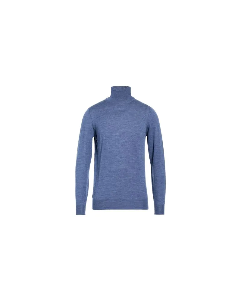 Filippo de Laurentiis STRICKWAREN - Rollkragenpulloverauf YOOX.COM Taubenblau