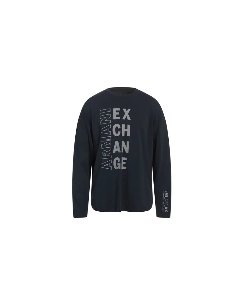Armani Exchange TOPS - T-shirtsauf YOOX.COM Nachtblau