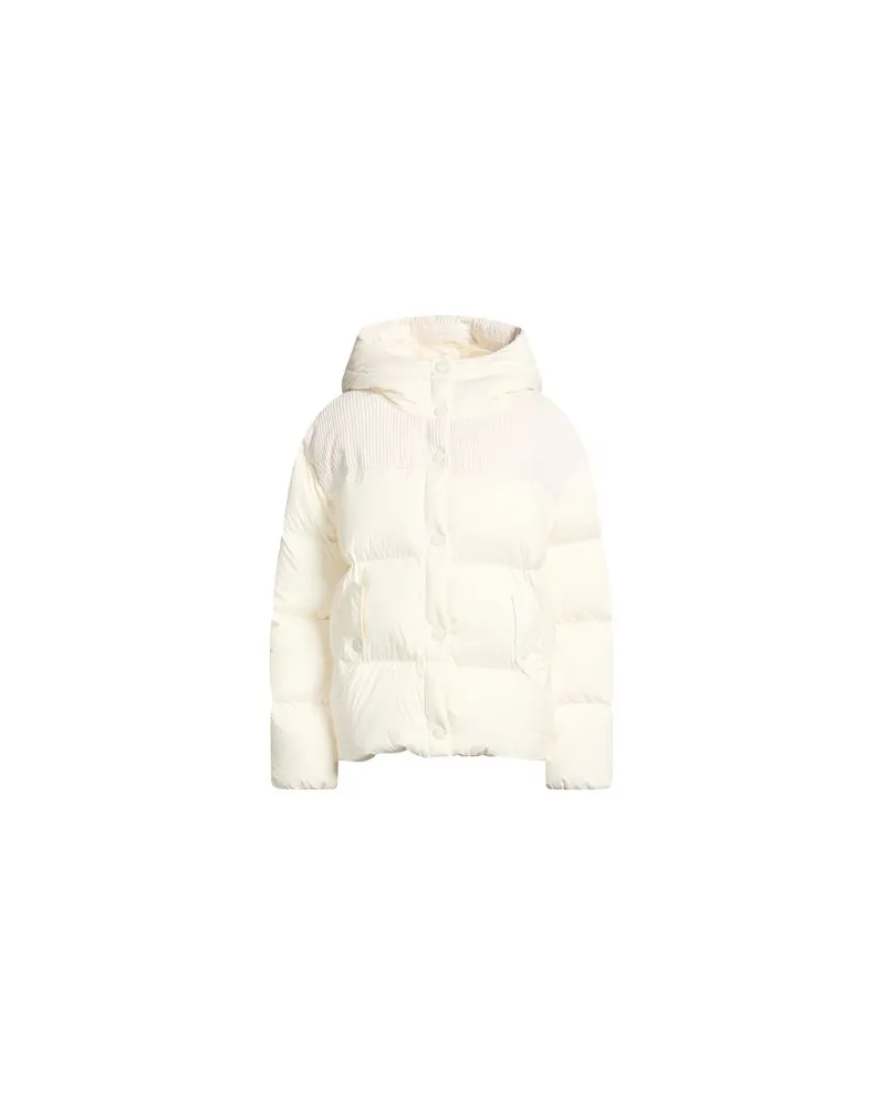 Moncler JACKEN & MÄNTEL - Pufferjacken & Daunenjackenauf YOOX.COM Cremeweiß