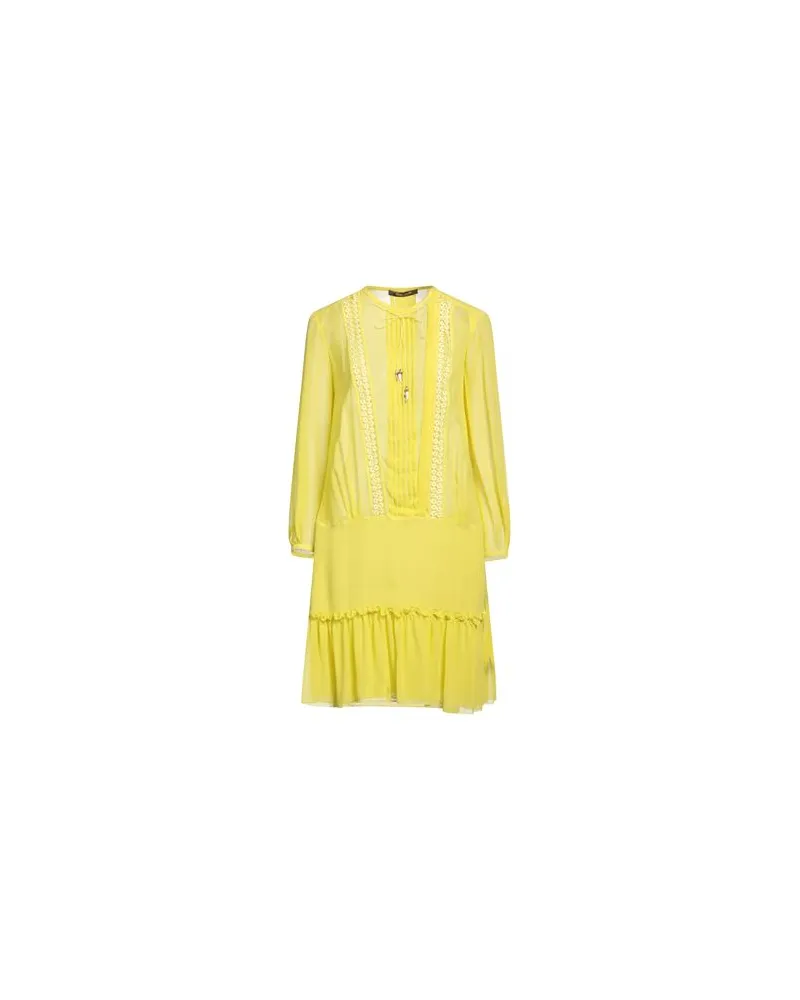 Just Cavalli KLEIDER - Mini-Kleiderauf YOOX.COM Limettengrün