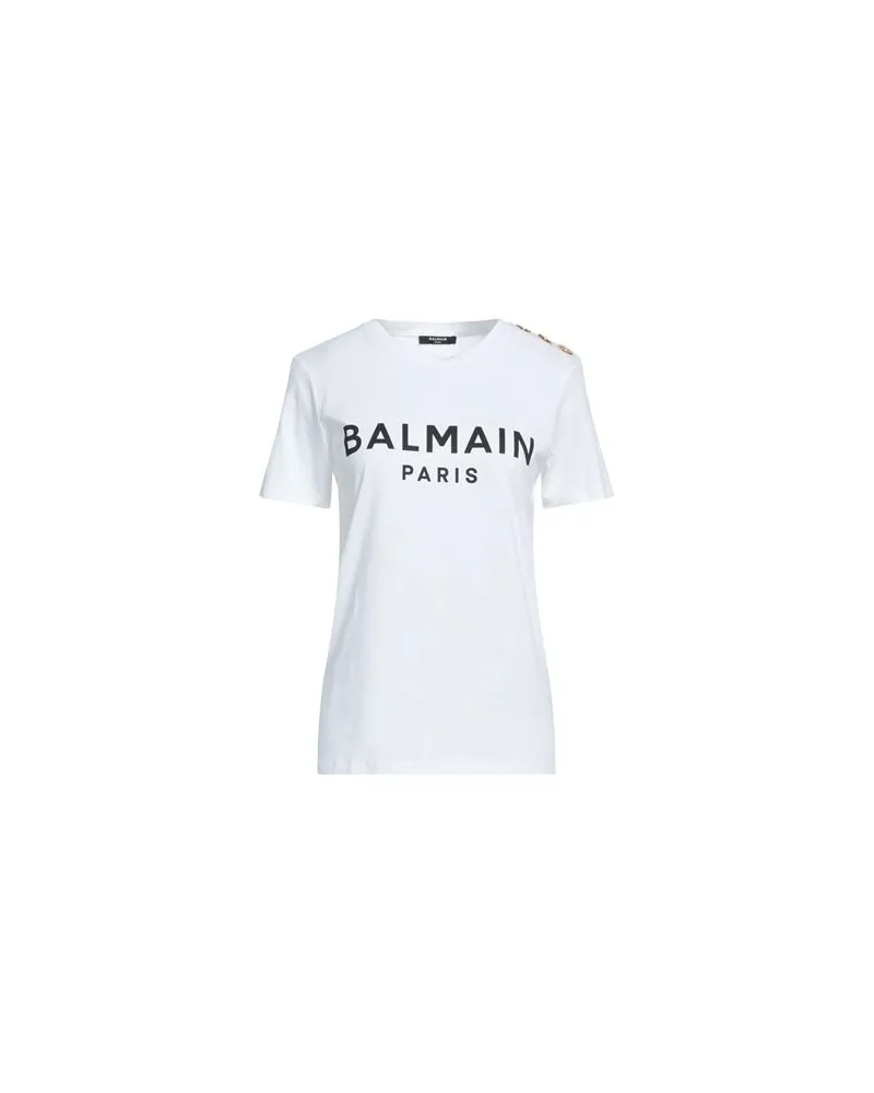 Balmain TOPS - T-shirtsauf YOOX.COM Weiß