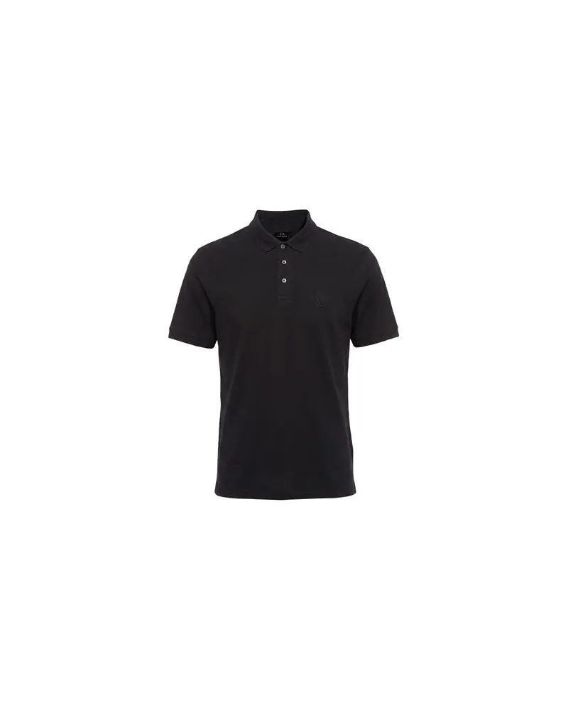 Armani Exchange TOPS - Poloshirtsauf YOOX.COM Schwarz